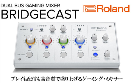 【Roland】本格ゲーミングミキサー/BRIDGECAST(アイスホワイト)【配送不可：離島】 雑貨 日用品 