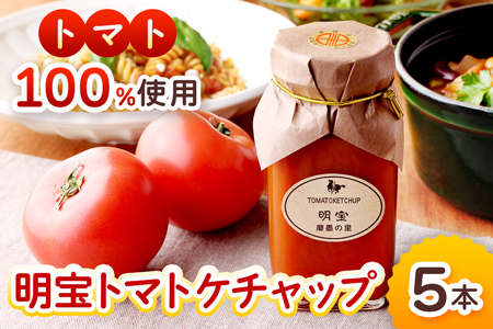 明宝トマトケチャップ5本詰合せ