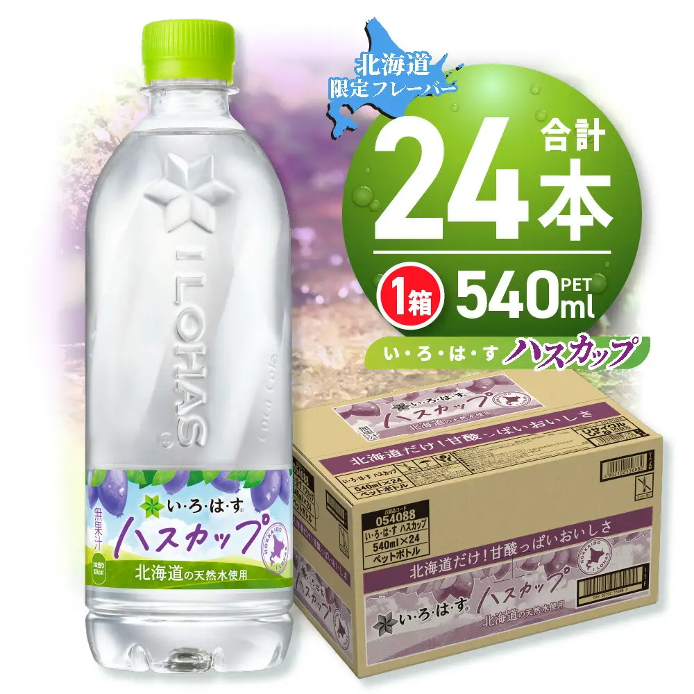い・ろ・は・す ハスカップ　540mlPET×24本