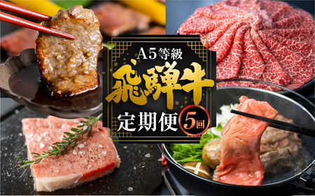 飛騨牛づくし定期便 5回 2人前 定期便 
