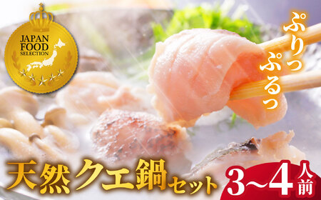 【 海鮮鍋 】 天然 クエ鍋セット 3〜4人前 くえ 鍋 A452