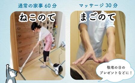 家事代行 サービスチケット マッサージ 家事 掃除 洗濯 料理 片付け