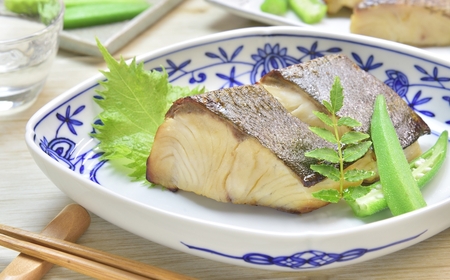 九十九島ヒラマサと高島コロダイの照り焼き