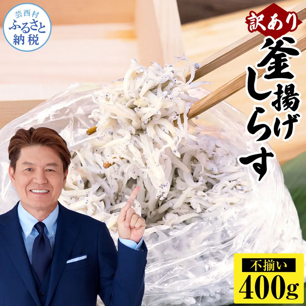 訳あり釜揚げシラス400g×1個 高知県産 