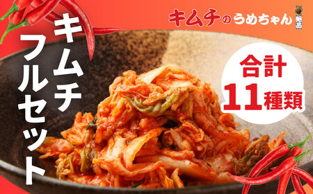 キムチ 11種類フルセット 【キムチのうめちゃん】 いちおし 旨い 24-009