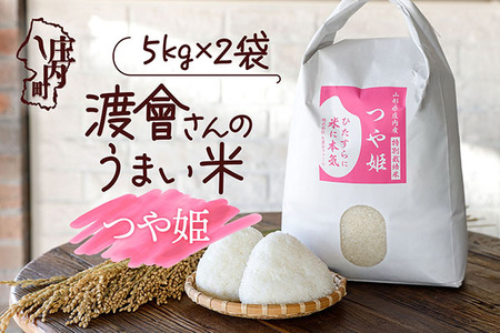 渡會さんのうまい米！つや姫 10kg 令和7年産 2025年産 ブランド米 山形県コシヒカリの原点、亀の尾発祥の地 庄内【038-026I】