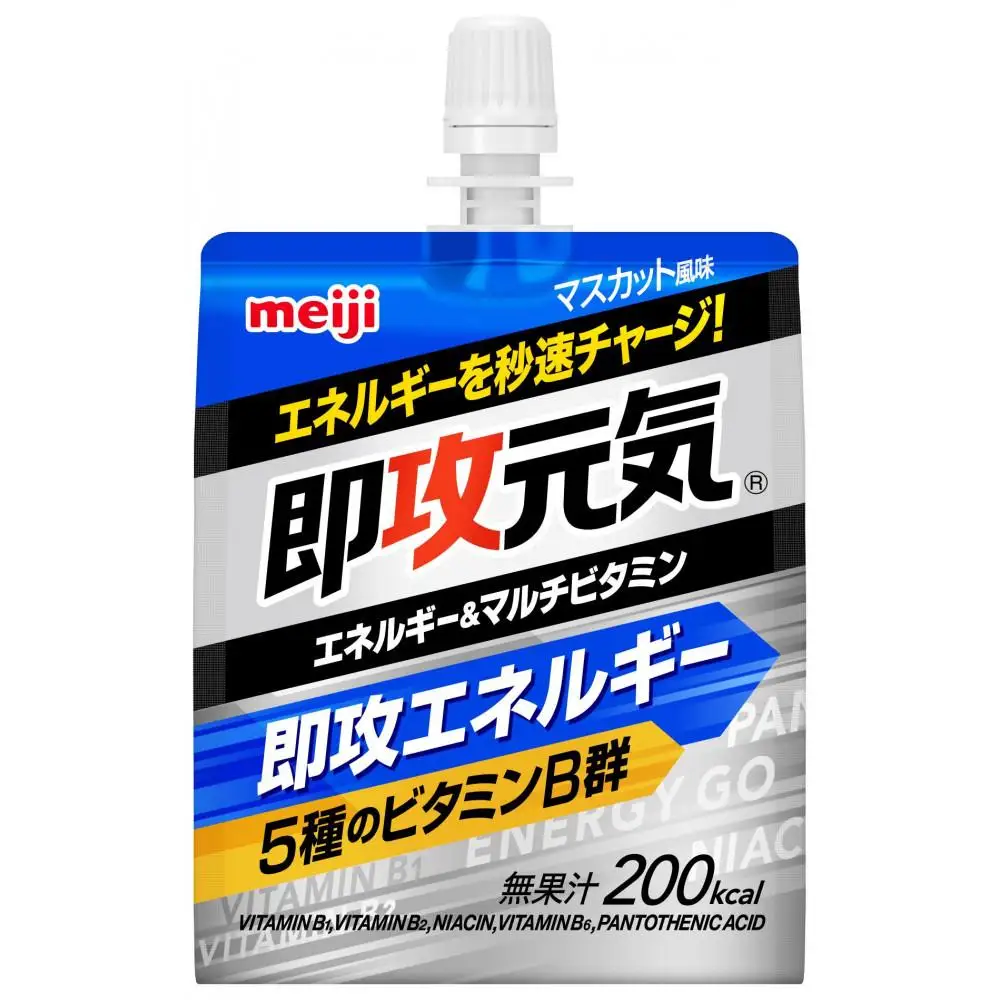 「meiji」即攻元気ゼリー　エネルギー＆マルチビタミン　マスカット風味　３６本