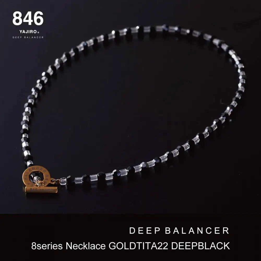 846YAJIRO】スポーツネックレス 8シリーズ ネックレス GOLD TITA22
