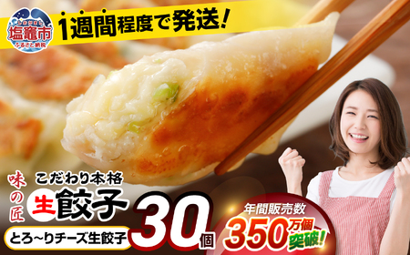 餃子 とろ～りチーズ生餃子 30個