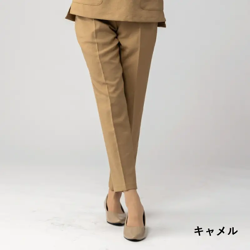 レピウスの白衣 【レディースボトムス】スクラブパンツ リンクル (カラー：キャメル、サイズ：XS)_0113-020-T05-1-1