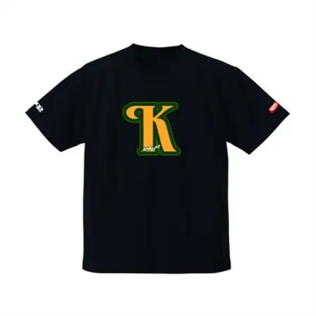 JTTA公認　卓球ユニフォーム【男女兼用(ドライ):Mサイズ】アルファベット　K　ブラック_装飾品・工芸品  洋服 _【1566504】