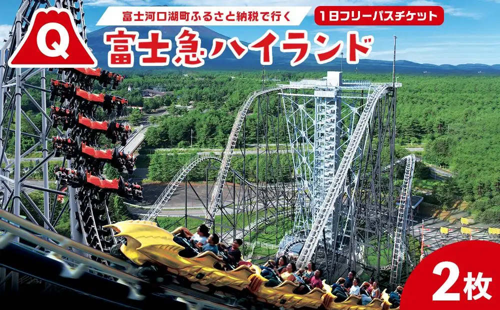 富士急ハイランドワンデイパスペアチケット｜テーマパーク 遊園地