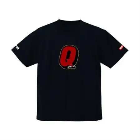 JTTA公認　卓球ユニフォーム【男女兼用(ドライ):Lサイズ】アルファベット　Q　ブラック_装飾品・工芸品  洋服 _【1566581】