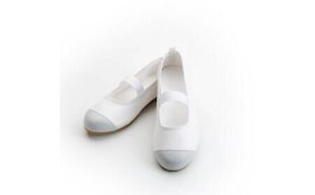 おしゃれな上履き シューズ 室内履き 上靴（アイスグレー／25.0cm）