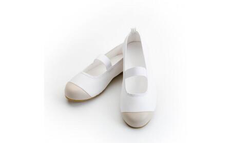 おしゃれな上履き シューズ 室内履き 上靴（ライトベージュ／25.0cm）