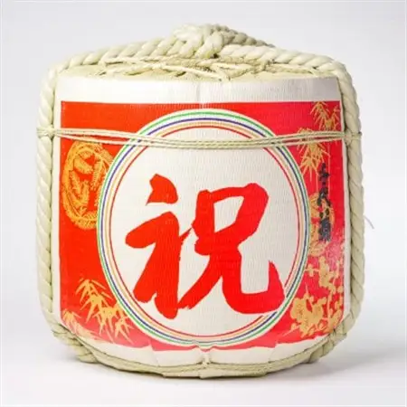 【祝】菰樽 樽酒1斗 佳撰・芳麗千代菊 菰上底 (内容量:9L/容器:18L)_酒・アルコール  日本酒 sake サケ_【配送不可地域：離島・北海道・沖縄県】【1565294】