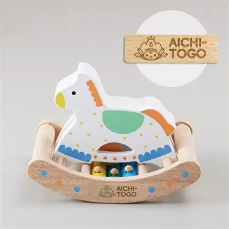 東郷町【公式キャラクターロゴ入り】カランコロン木馬【1563498】
