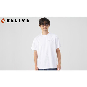 【数量限定】リライブスポーツ/半袖/ホワイト（Mサイズ）【ファッション 服 Tシャツ カットソー 衣料 トップス 人気 女 男 スポーツ ゴルフ ウェア アウトドア 仙台市 リラックス カジュアル シンプル トレンド 春 夏 秋 冬 メンズ レディース ユニセックス】