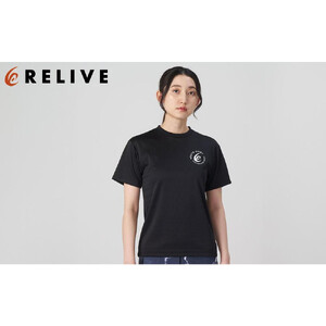 【数量限定】リライブスポーツ/半袖/ブラック（Mサイズ）【ファッション 服 Tシャツ カットソー 衣料 トップス 人気 女 男 スポーツ ゴルフ ウェア アウトドア 仙台市 リラックス カジュアル シンプル トレンド 春 夏 秋 冬 メンズ レディース ユニセックス】