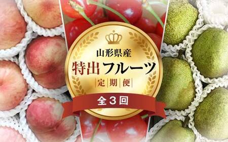 《2026年先行予約》 山形県 至高のフルーツ！ 山形県特出フルーツ定期便 全3回 FSY-2461