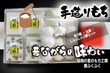 切り餅 丸餅 しゃぶしゃぶ餅 セット【E04204】