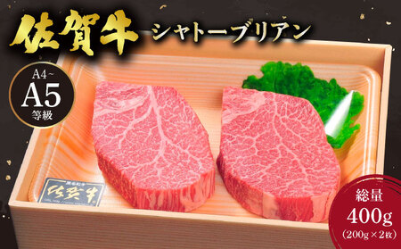 佐賀牛シャトーブリアン400g(200g×2枚)