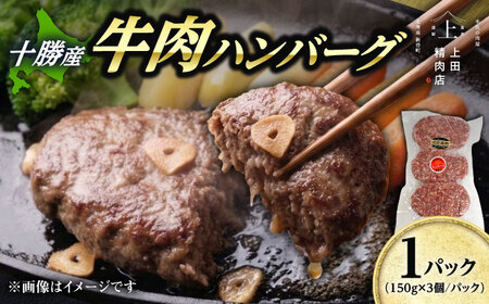 十勝産 上田の牛肉ハンバーグ 450g | 株式会社上田精肉店 [BNAM030]