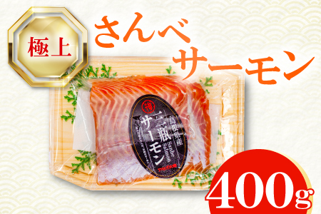 さんべサーモン 400g【サーモン 400g フィレ サーモントラウト ニジマス サーモン さけ シャケ しゃけ sake 生食用 刺身 お刺身 刺し身 魚介類 海鮮 冷凍 真空パック】