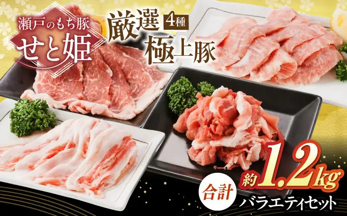 豚肉バラエティセット約1,200g [BAER012] 豚肉