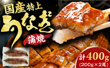 国産鰻蒲焼　特上品（200g×2尾） / うなぎ ウナギ 鰻 [AFBS013]