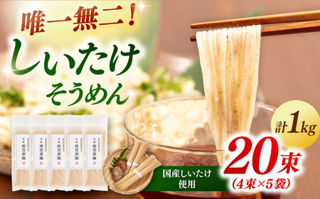しいたけ素麺 20束 桂川町/オドラ株式会社 [ADBA008] そうめん 素麺 そうめん 素麺 そうめん 素麺 そうめん 素麺 九州