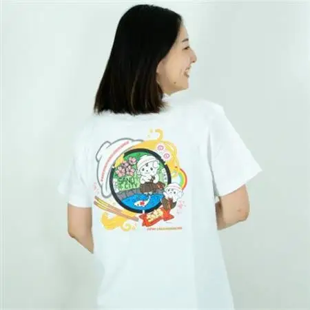 佐野市 マンホールTシャツ(さのまる)白 Lサイズ_装飾品・工芸品 女性・レディース 洋服   装飾品・工芸品 男性・メンズ 洋服 _【1534703】