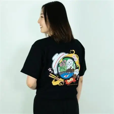 佐野市 マンホールTシャツ(さのまる)黒 Sサイズ_装飾品・工芸品 女性・レディース 洋服   装飾品・工芸品 男性・メンズ 洋服 _【1534708】
