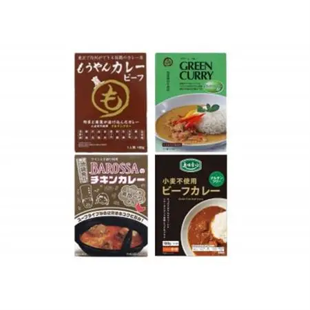 お店の味をいつでも!カレーレトルト4種食べ比べセット(計12食)_惣菜・加工品 カレー  _【1555427】