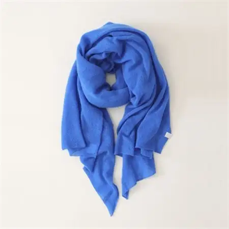 【 OTA KNIT 】ふわふわガーゼ  ファーカシミヤ  ショール(ターコイズ)_装飾品・工芸品 ショール・ストール 服飾小物 _【1568330】