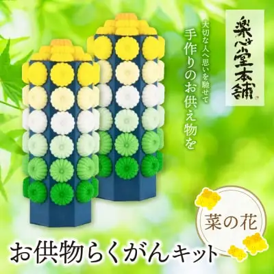 Y29-17 お供物らくがんキット・菜の花 らくがん