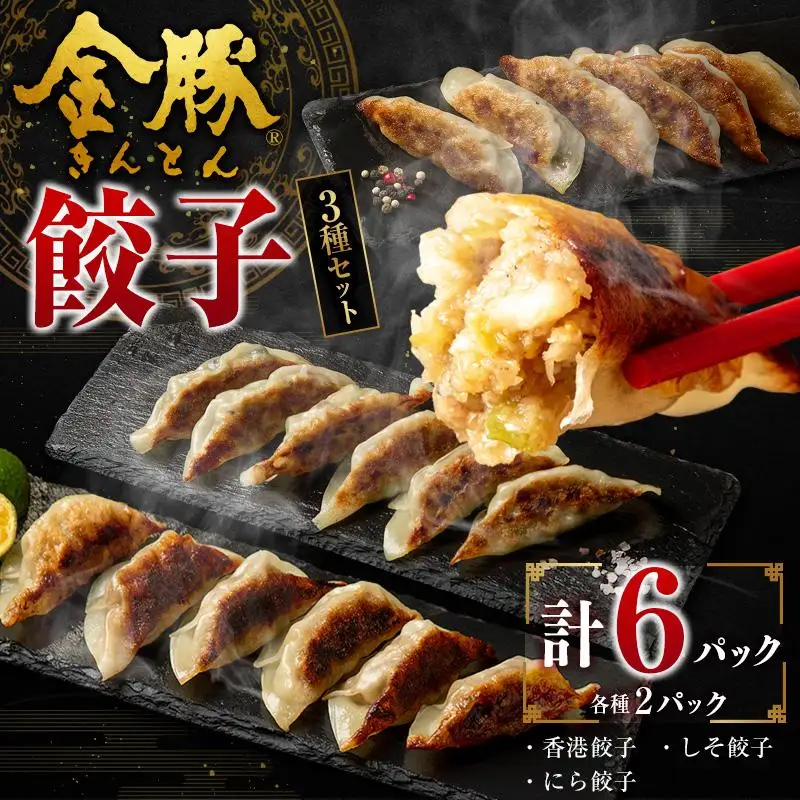 ◇金豚 餃子 3種 セット 計6パック