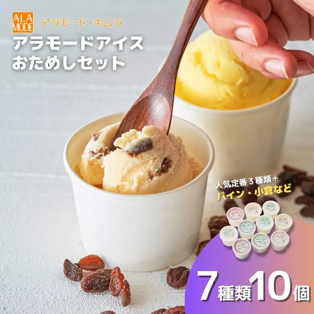 アラモードアイス 10個×146ml セット | 新潟県 アイスクリーム