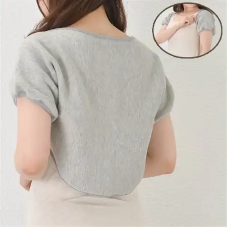 日本製 裏起毛 Ag 消臭 遠赤 あったか 両肩 背中 サポーター (3045-7231)_装飾品・工芸品  服飾小物 _【1260238】