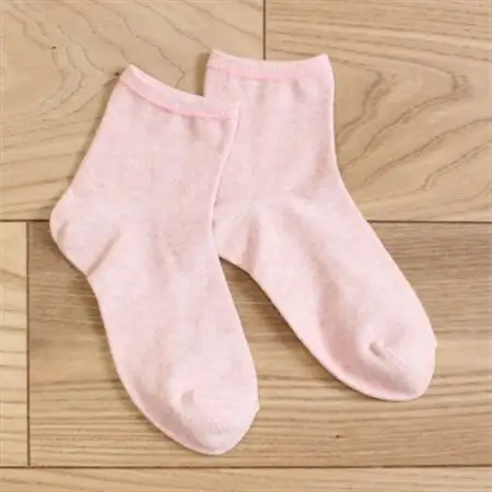 裏返しオーガニックコットンボタニカルダイソックス(ストロベリー)2足セット/NSGK23-21_装飾品・工芸品  服飾小物 _【1447111】