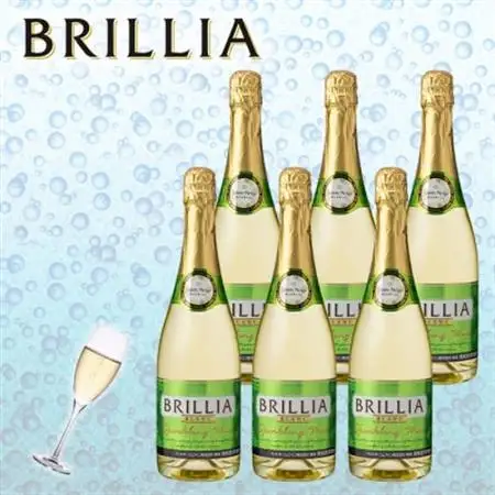 スパークリングワイン「ブリリア　白」720ml 6本セット【1573150】