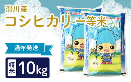 滑川産コシヒカリ（精米10kg） [C-007002]