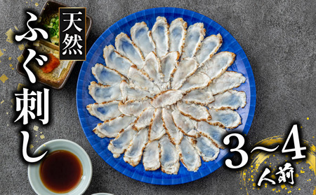 【指定日可】 天然ふぐ 刺身 3から4人前 ふぐ