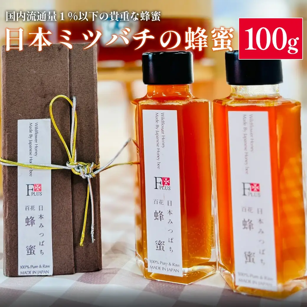 日本ミツバチの蜂蜜　100g　【12203-0269】