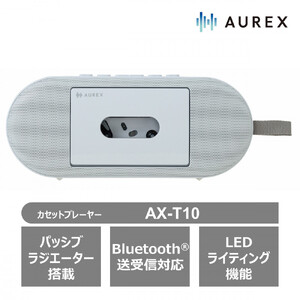東芝 AUREX カセットプレイヤー USB TypeーC対応 AX-T10