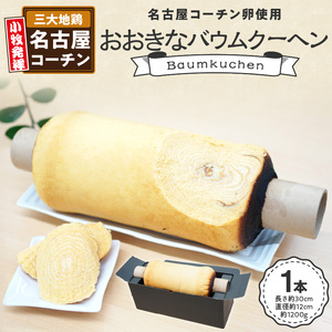 名古屋コーチン卵のおおきなバウムクーヘン[020N08]