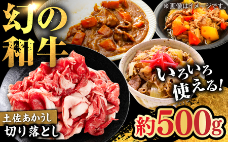 土佐あかうし　切り落し　約500g【高知県食肉センター株式会社】[ATFC019]