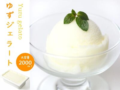 17-9 ゆずジェラート（1バルク 2000ml）
