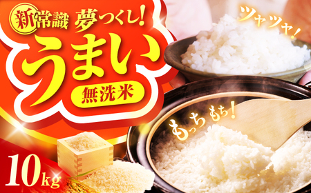 【令和7年産】無洗米夢つくし10kg / 無洗[AFCE001]