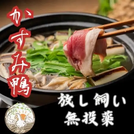 鴨鍋の素4人前  鴨スープ1kgと鴨モモ肉2羽分(計800～900g)のセット_惣菜・加工品 肉 鍋 なべ ナベ_【配送不可地域：離島】【1577230】